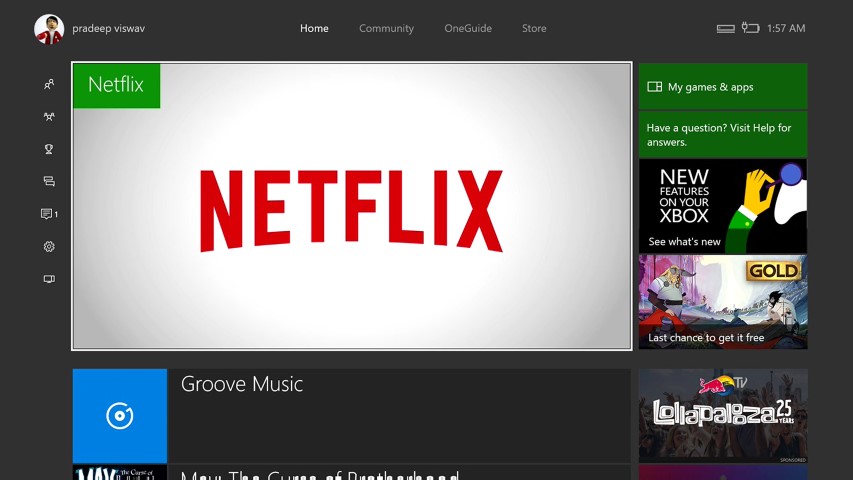 netflix on xbox