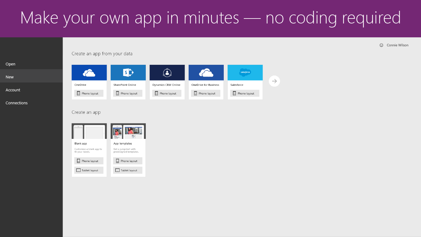 PowerApps Windows Store