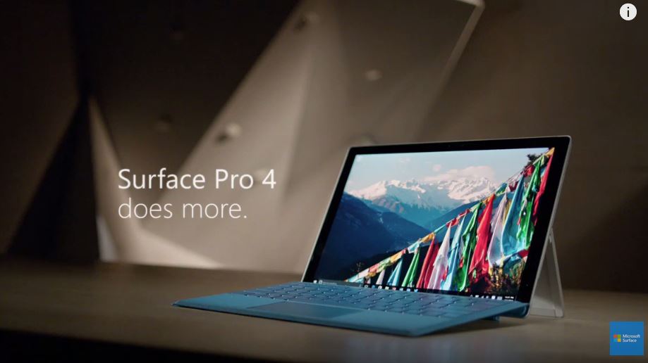 Surface Pro 4 Ads