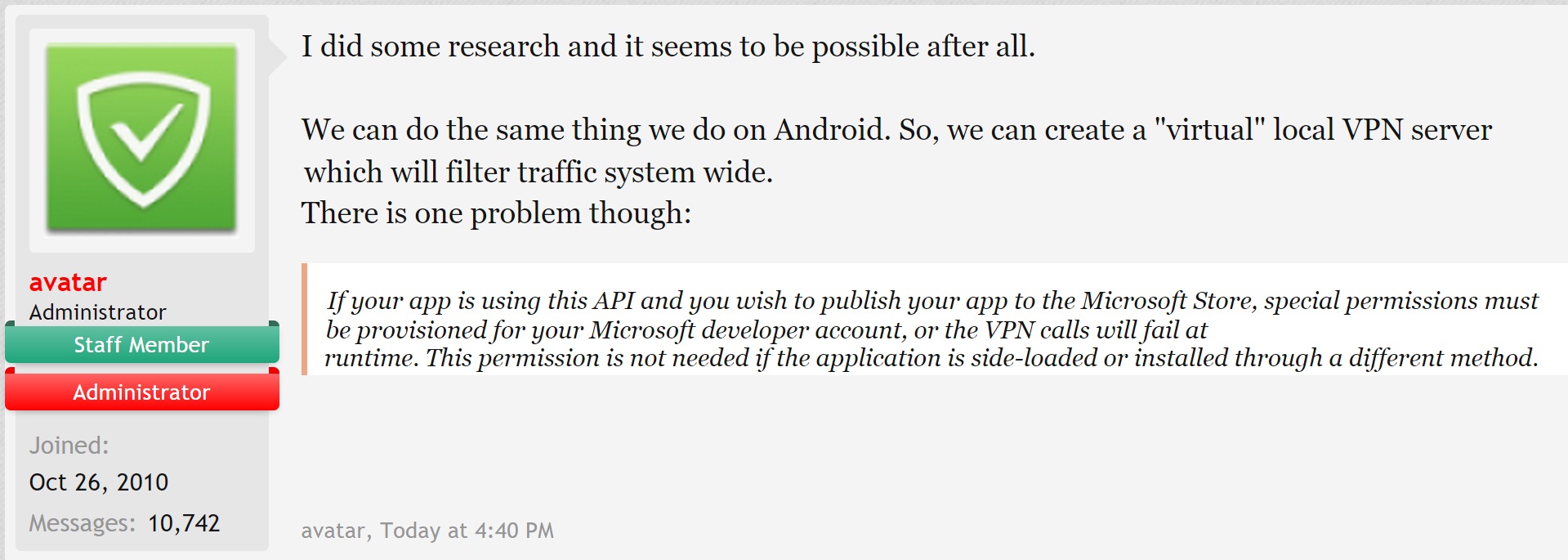 adguard local http proxy