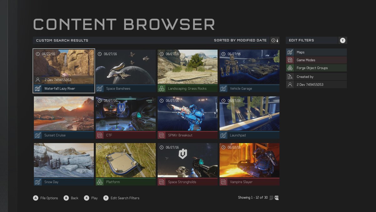 halo content browser