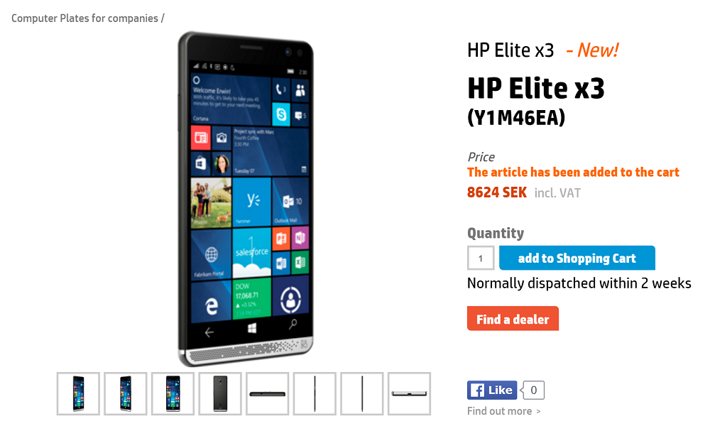 hp elite x3 on sale