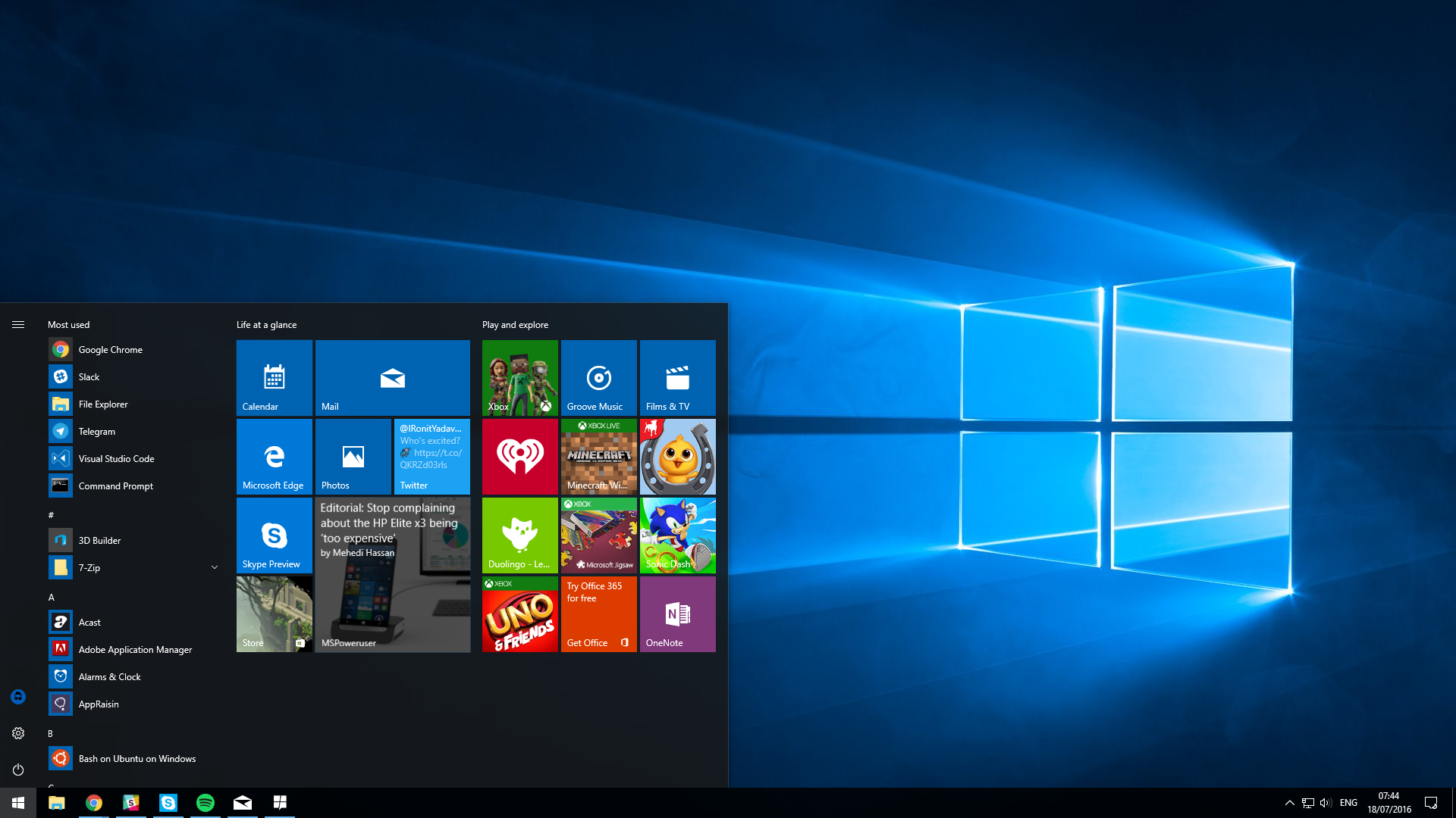  releases Windows 10 Anniversary Update39;s RTM to Insiders  MSPoweruser