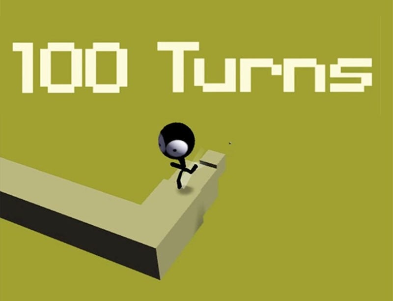 100 turns