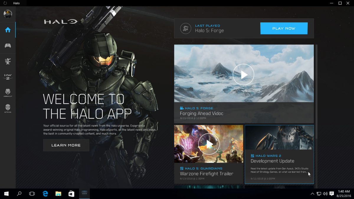 Halo Windows App