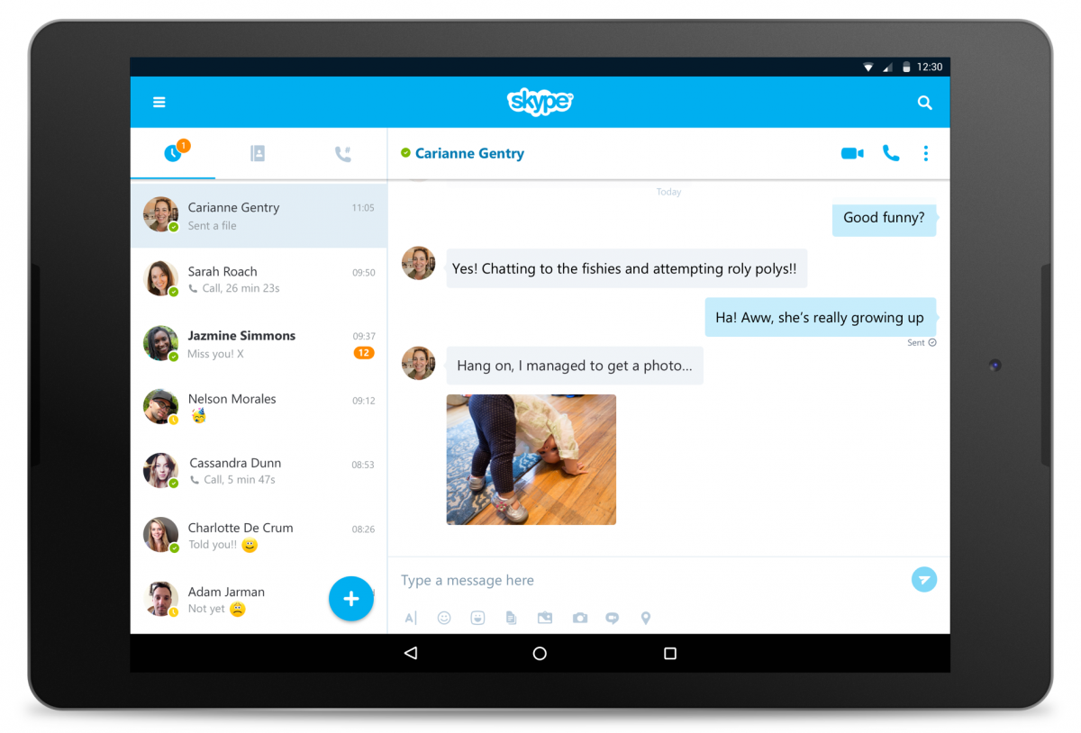 Skype For Android Updated With With Support For Android N And More Mspoweruser