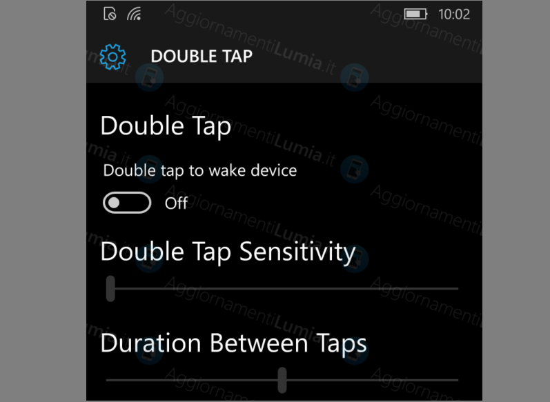 hp elite x3 double tap