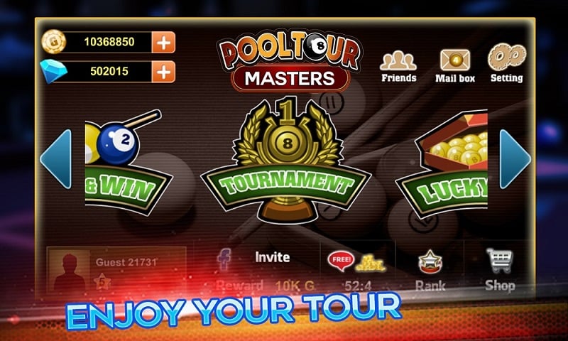 pool master tour
