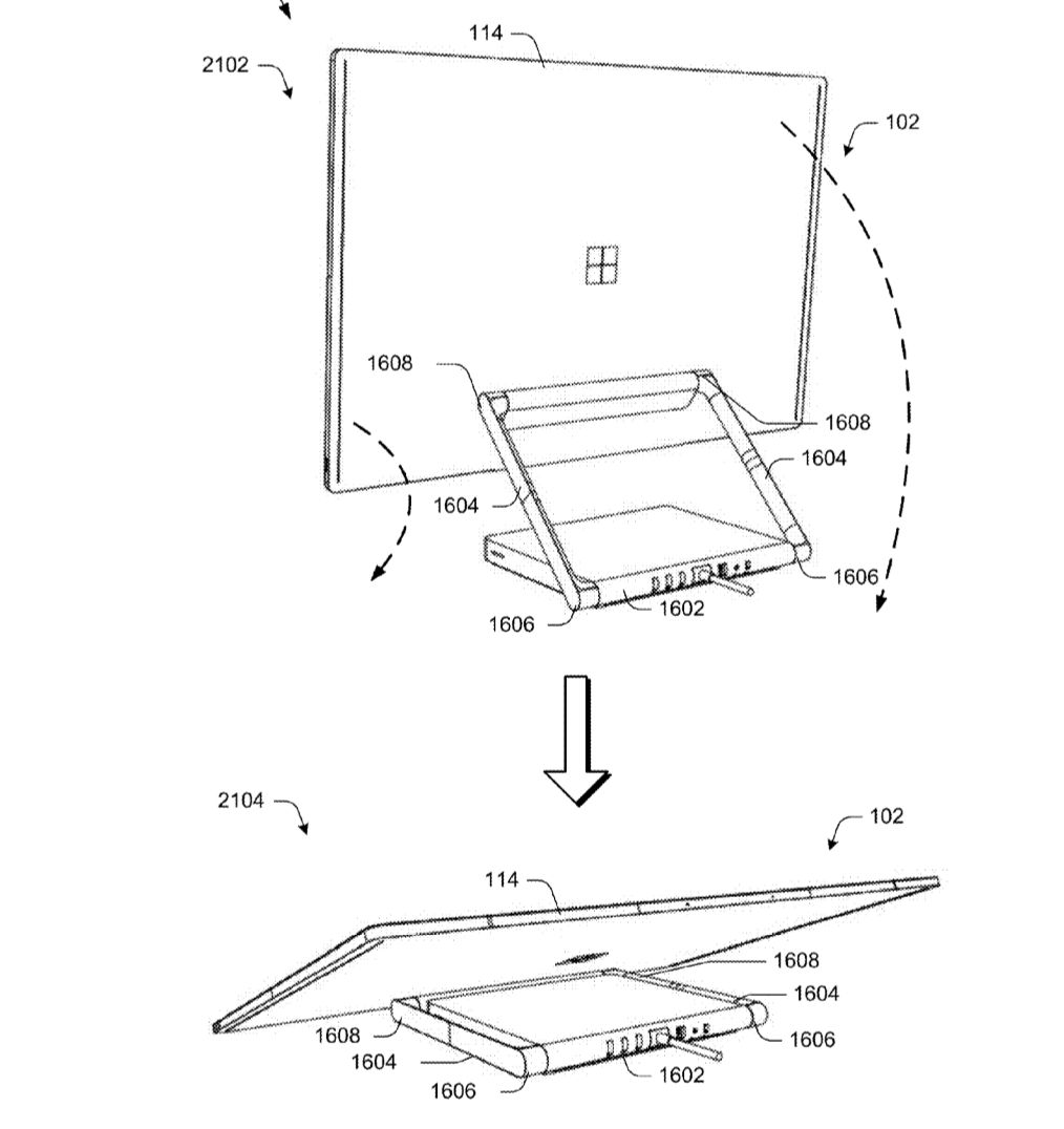 Surface Aio Patent Mspoweruser