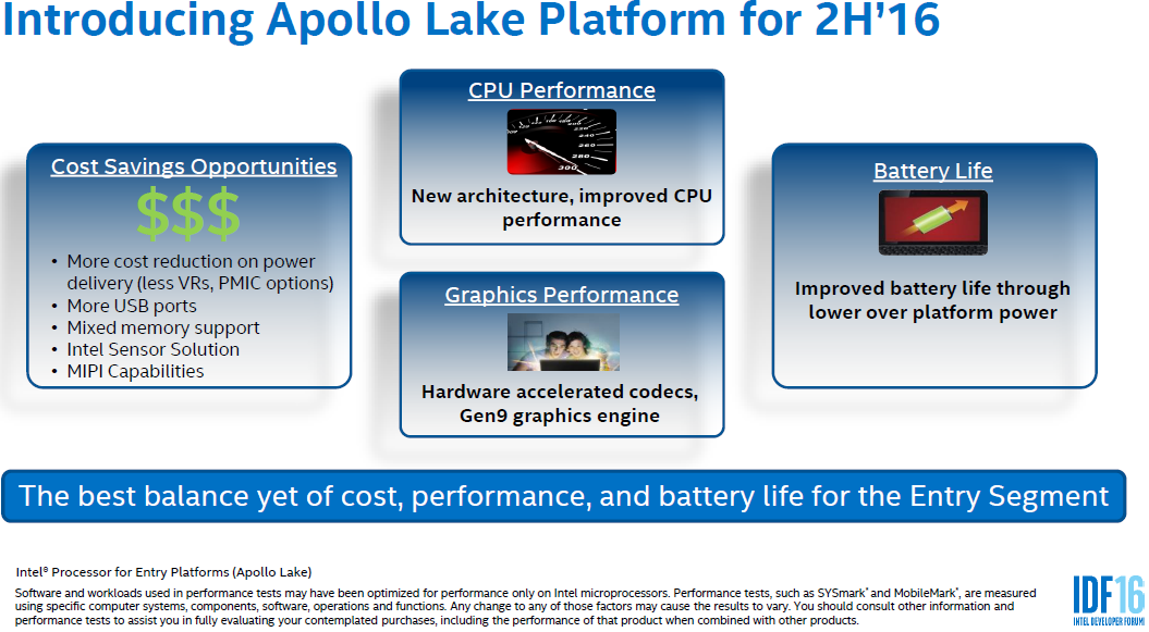 Intel Apollo Lake Processor