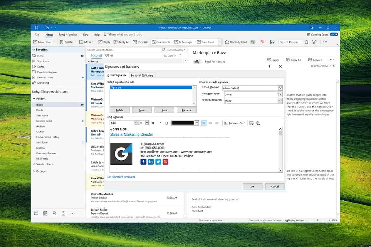 Tanda Tangan Email Outlook Cara Membuat Menambah Mengubah