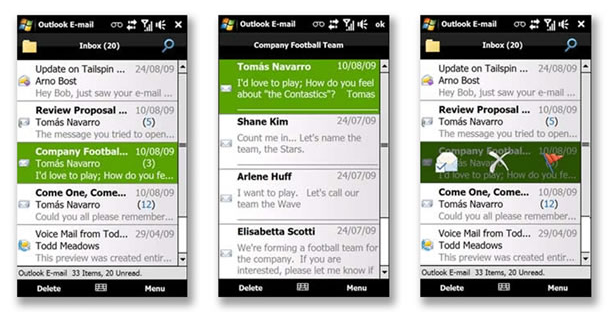 Microsoft announced Office Outlook Mobile update for Exchange 2010 users