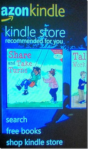 Amazon Kindle app for Windows phone 7 demoed at PDC