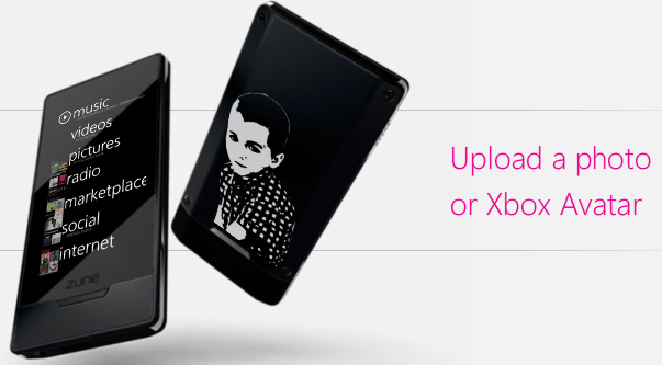 Customize A Zune HD With Any Photo Or Your Xbox Avatar