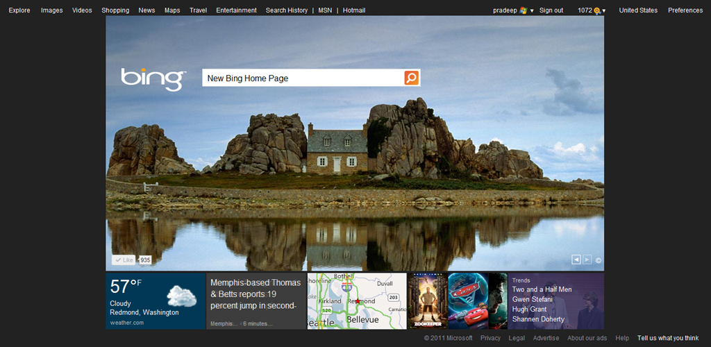 Bing’s Homepage Gets Windows Phone Like Live Tiles MSPoweruser