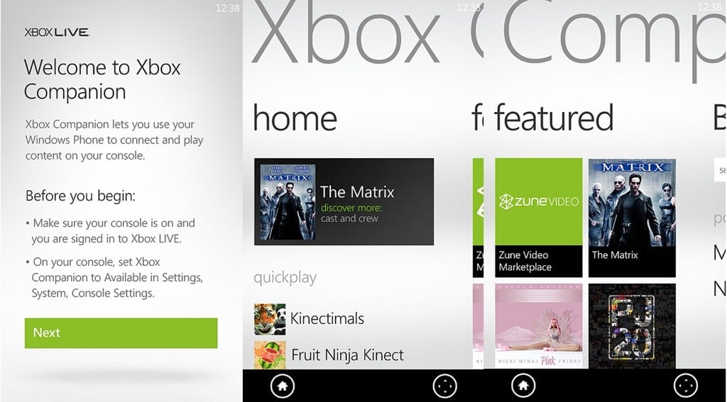xbox console companion app