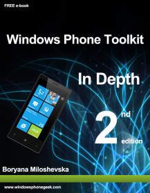 “Windows Phone Toolkit In Depth” 2nd edition FREE e-book now available