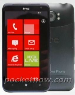 HTC Radiant LTE Windows Phone pictured