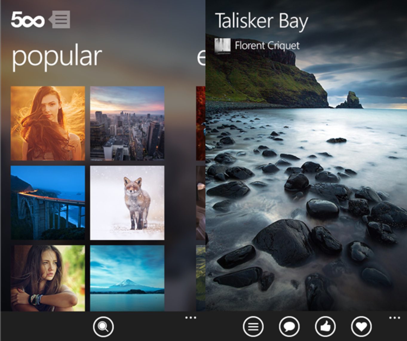 Official 500px App Now Available In Windows Phone Store Mspoweruser