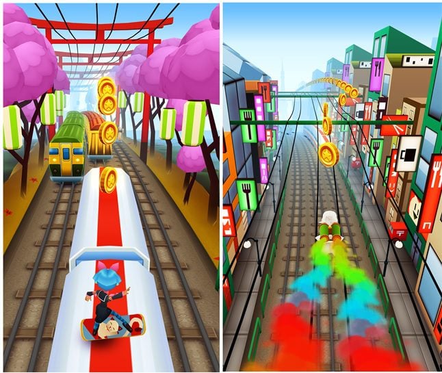 Subway Surf Tokyo  No Internet Game - Browser Based Games