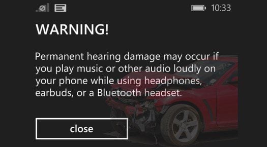 Microsoft– One day your volume warning pop-up will kill some-one!