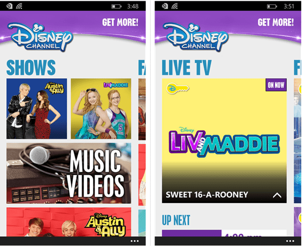 Official WATCH Disney Channel app now in the Windows Phone Store ...