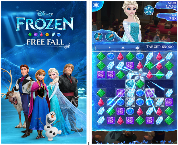 Disney Frozen Free Fall Games - Apps on Google Play