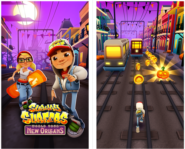 Subway Surfers Отправляются В Новый Орлеан На Хэллоуин