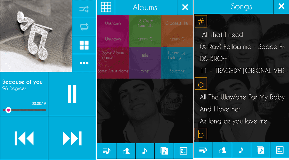 AirPlayer – Beautiful music player on windows phone