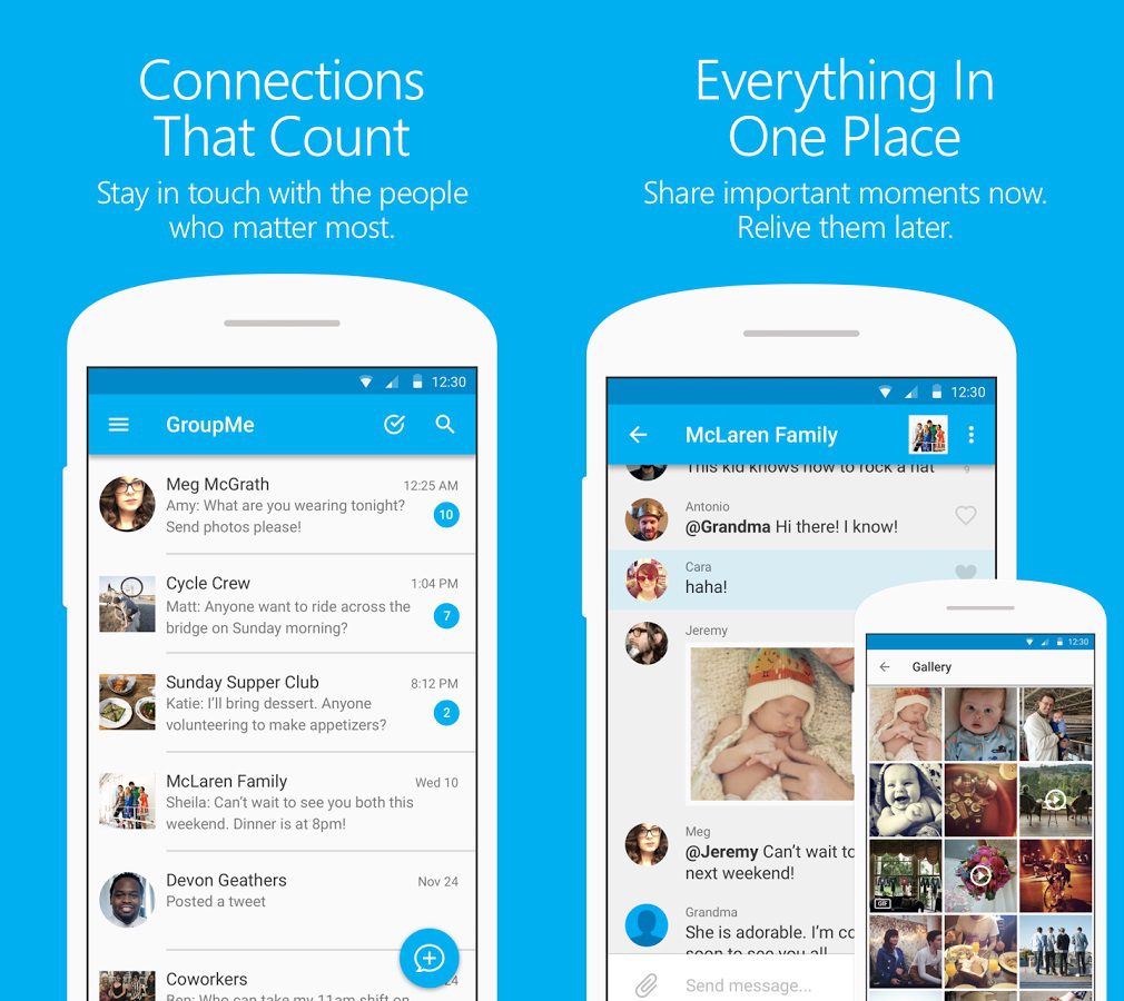 GroupMe esittelee dokumenttien jakamisen Androidille, iOS:lle ja Webille