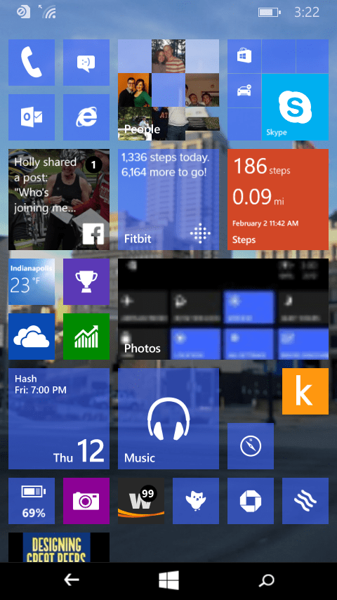 live tiles windows phone 8.1