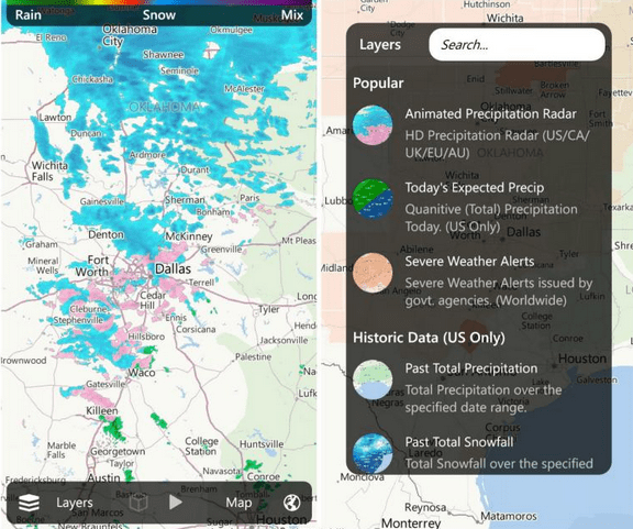 AeroRadar – Newsrooom-Quality Weather Radar on Your Phone!