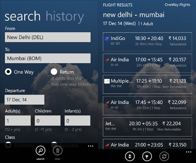 MakeMyTrip And BookMyShow Apps Receive Minor Updates In Windows Phone Store