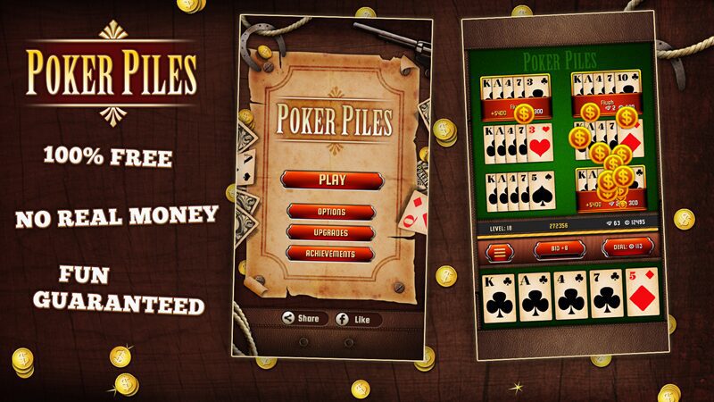 Poker Piles cho Windows và Windows Phone cho phép bạn trải nghiệm poker chưa từng có