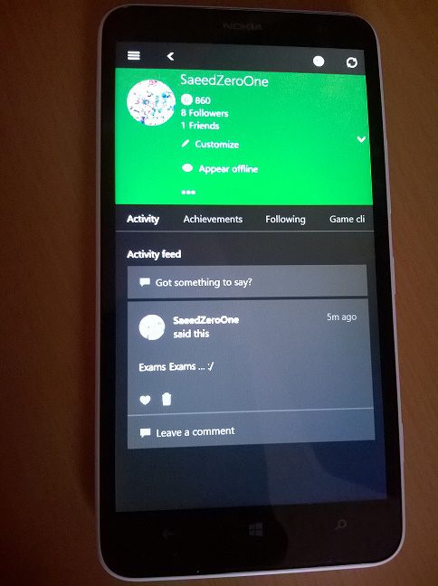 windows mobile xbox app screenshots leaked mspoweruser