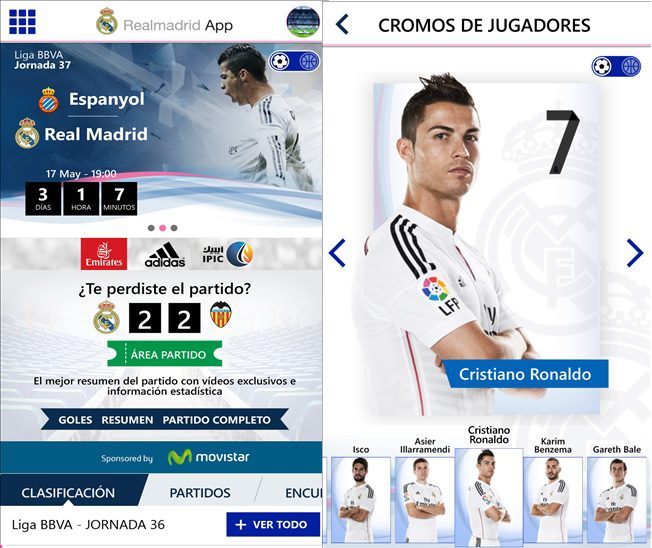 Official Real Madrid Football Clup App Now Available In Windows Phone Store