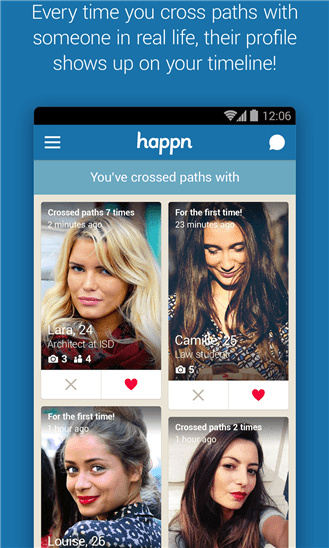 happn dating app Windows-telefon