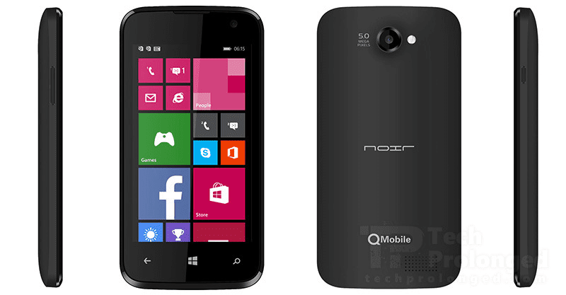 QMobile launch the QMobile W1 Windows Phone in Pakistan