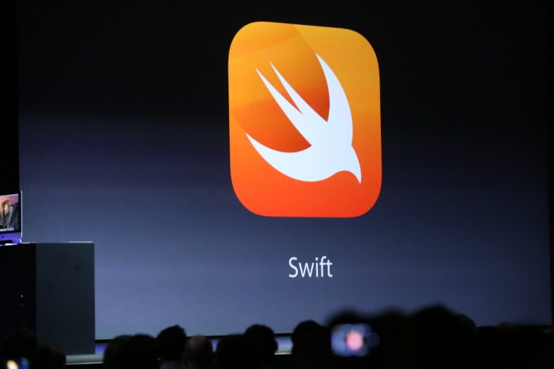 swift language minimalist logo