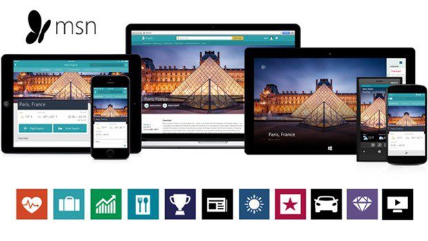 Aplicativos do MSN recebem atualização secundária na Windows Store