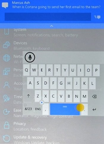 Floating-Tastatur-Windows-10-Phone