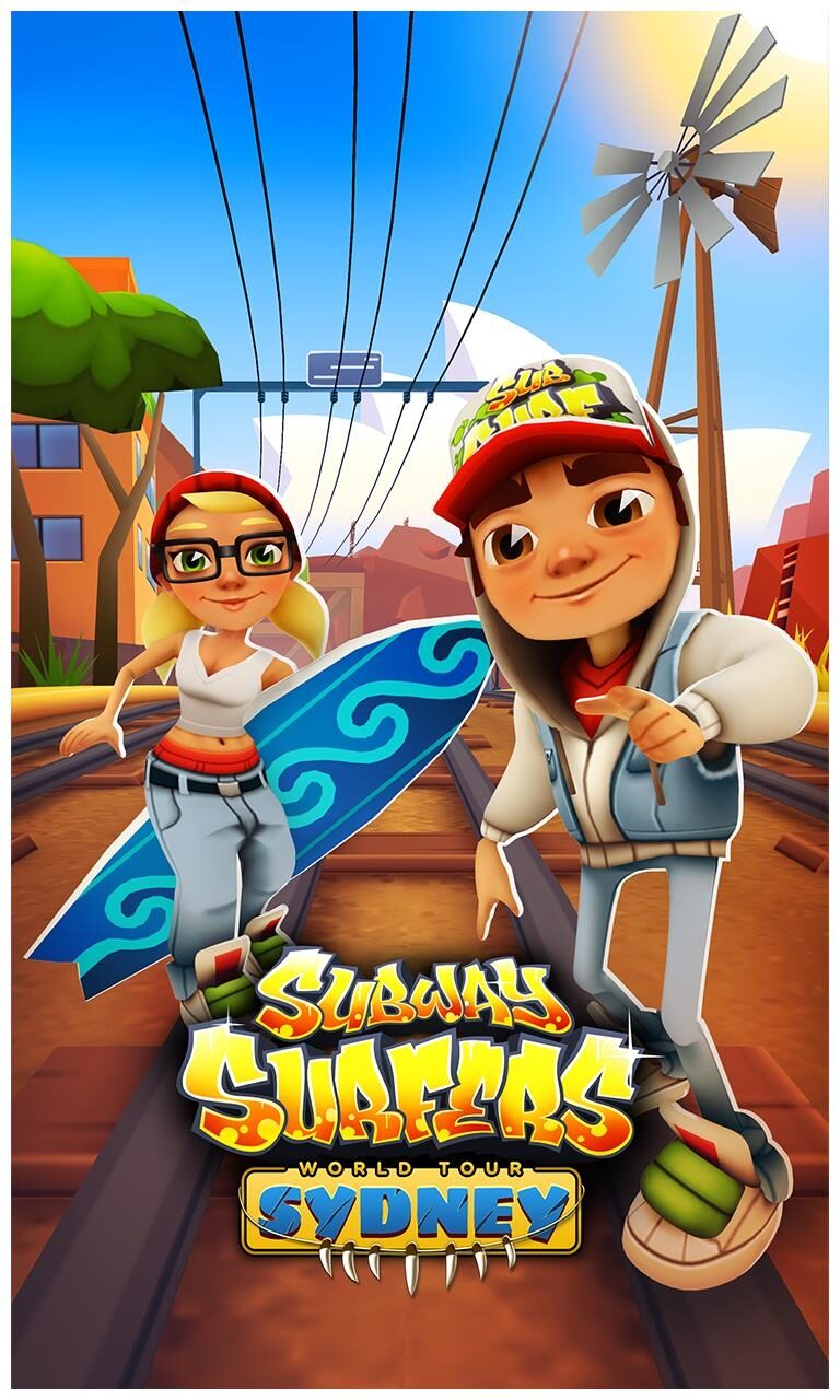 Игра Subway Surfers обновлена ​​визуальными эффектами Австралии в магазине  Windows Phone