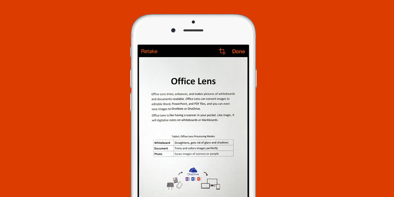 office lens on ipad my files how to access