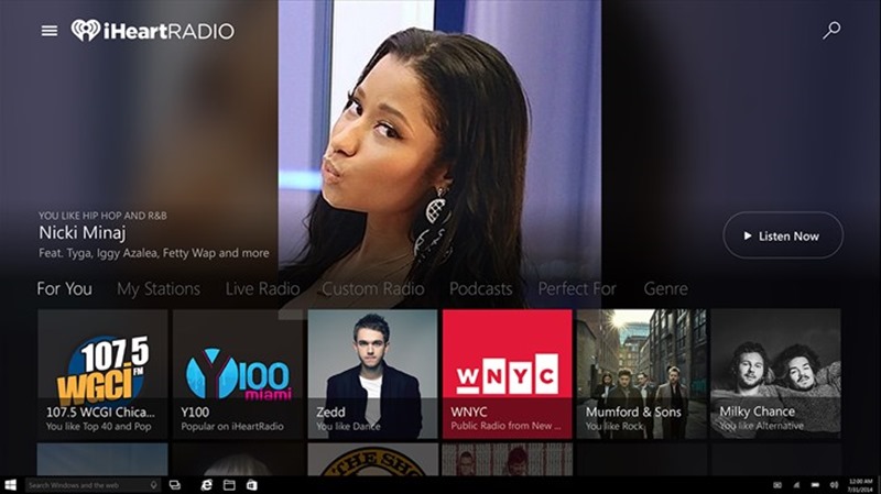 iHeartRadio on Xbox One updated with background audio support