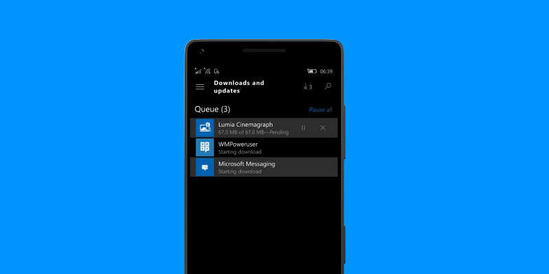 PSA: Windows 10 Mobile build 10536 lacks a messaging app for some