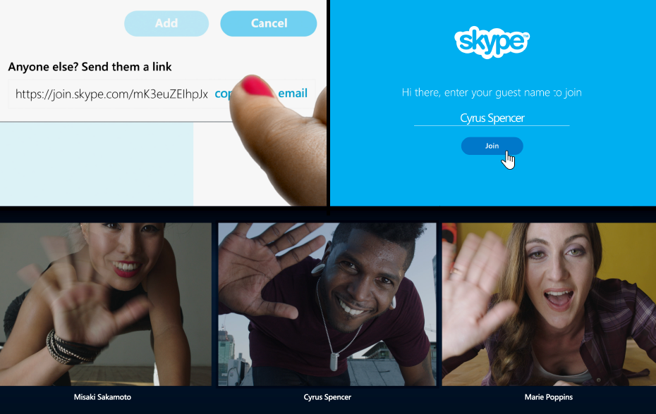 Now anyone can start using Skype without creating an account