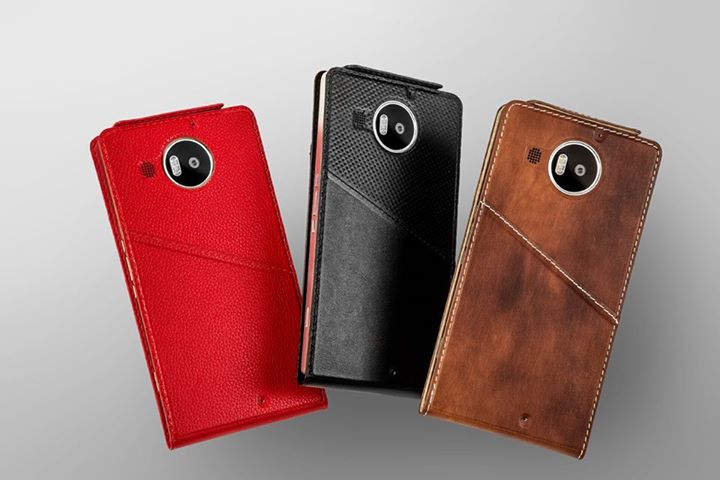 Mozo Reveals Leather Flip Covers For Lumia 950 And Lumia 950 XL