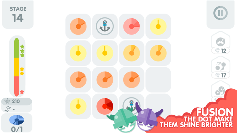 Fusion Dot, a new 2048-style puzzle game by Game Troopers