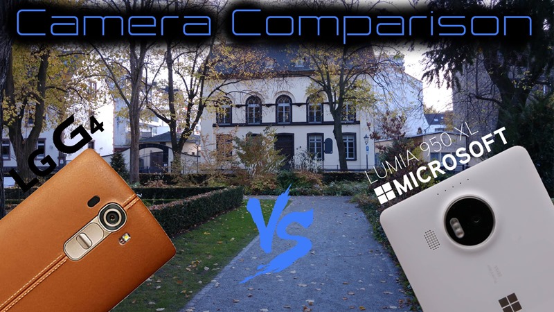 Lumia 950 XL 相機與 LG G4（4K 視頻）的比較