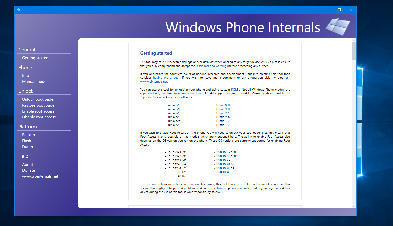 Windows Phone Internals gets updated